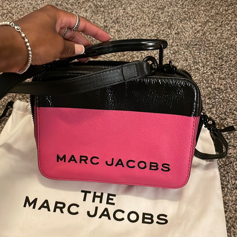 MARC JACOBS Box leather dipped crossbody